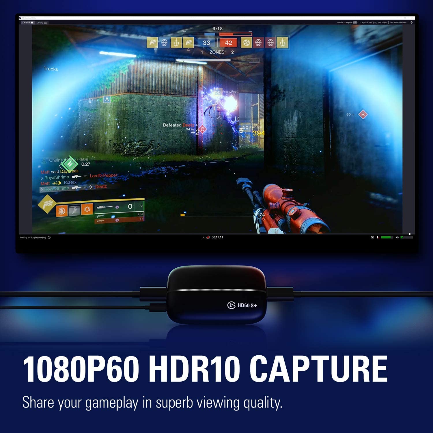 Rent a Elgato Game Capture HD60 S at