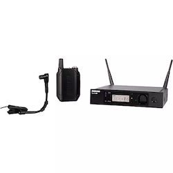 Shure GLXD14R Advanced Wireless System with BETA98H/C Instrument Microphone Band 1 Black
