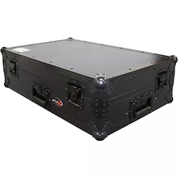 ProX XS-DDJSXWLT ATA Style Flight Road Case with Sliding Laptop Shelf and Wheels for Pioneer DDJ-SX, DDJ-SX2 and DDJ-RX DJ Mixers Black