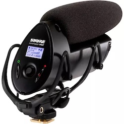 Shure VP83F LensHopper Camera-Mount Condenser Microphone With Integrated Flash Recording