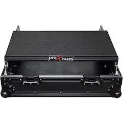 ProX 10U Top Mount 19" Slanted Black on Black Mixer Case