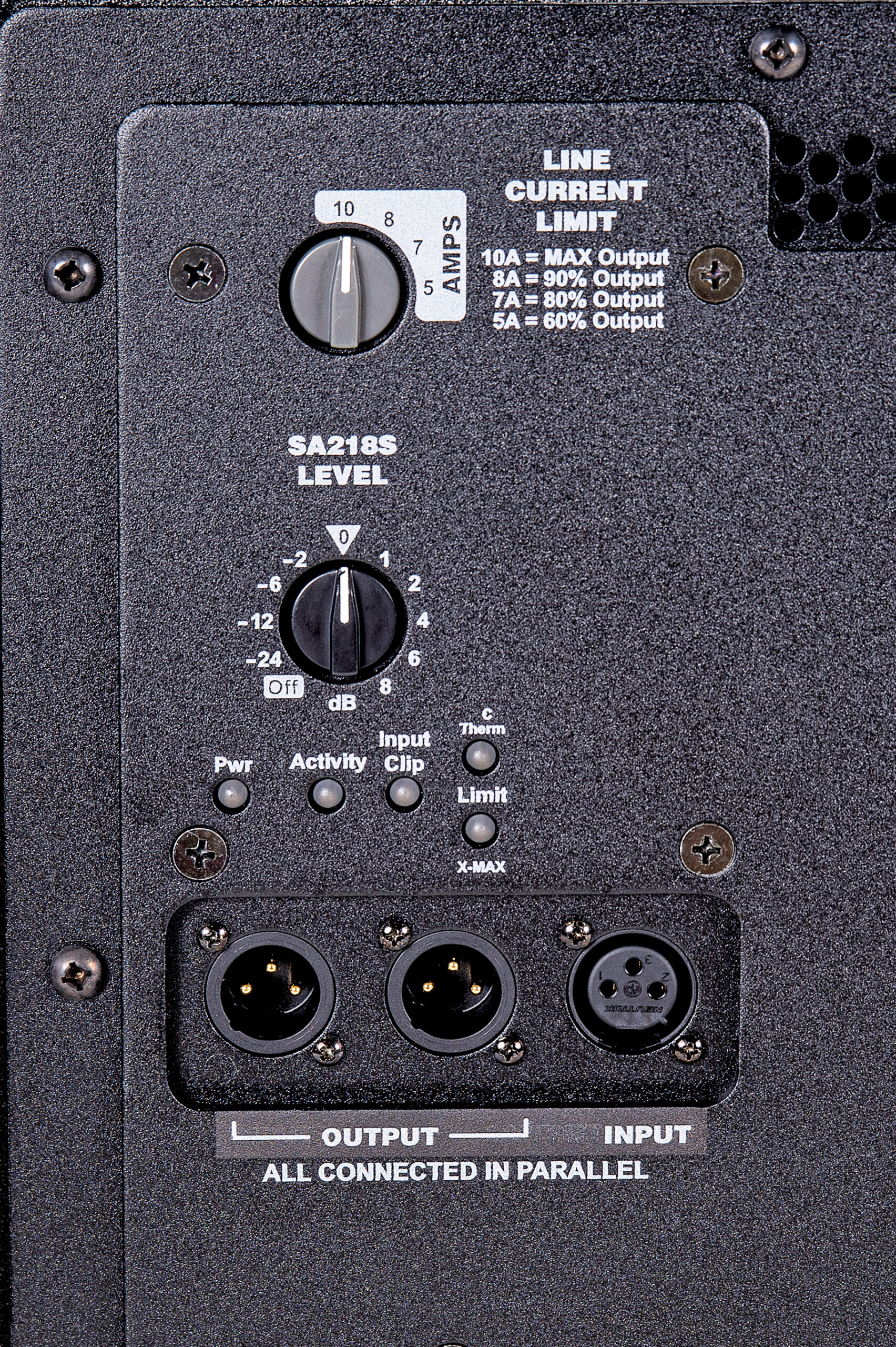 SA218S-controls